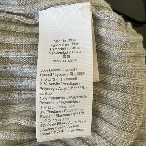 J. Crew V-neck Sweater Dress XXS Gray - Picture 5 of 5